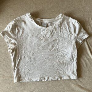 tna white crop top